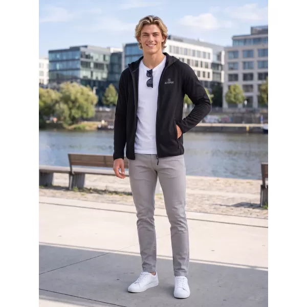 Prémium férfi pulóver ALTISPORT ALM006417 FEKETE 