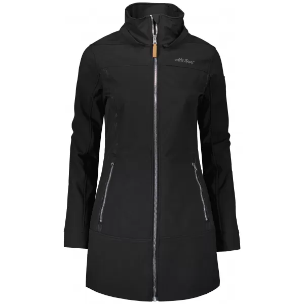  Női softshell kabát ALTISPORT GYMA LCTU163 FEKETE 