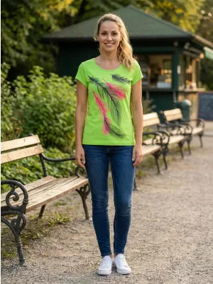 Dámské triko ALTISPORT CARRYOVER ALW112122 APPLE GREEN
