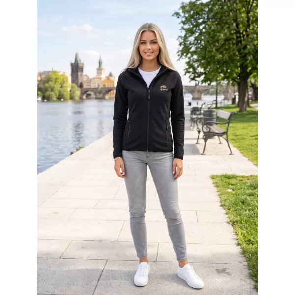  Női prémium pulóver ALTISPORT ALW056418 FEKETE 