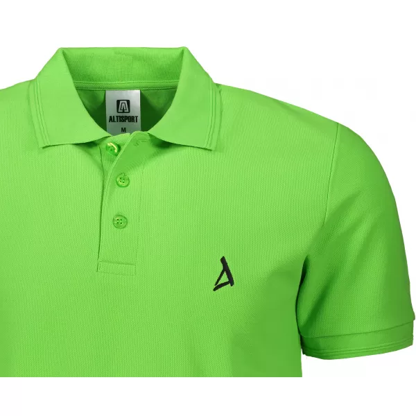  Prémium férfi póló gallérral ALTISPORT ALM002203 ALMA ZÖLD 