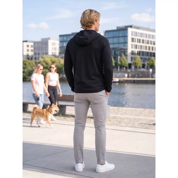  Prémium férfi pulóver ALTISPORT ALM006417 FEKETE 