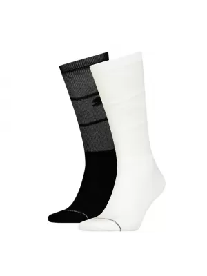 Női zokni PUMA CHILL REVERSED CREW 2P 935275-01 FEKETE/FEHÉR