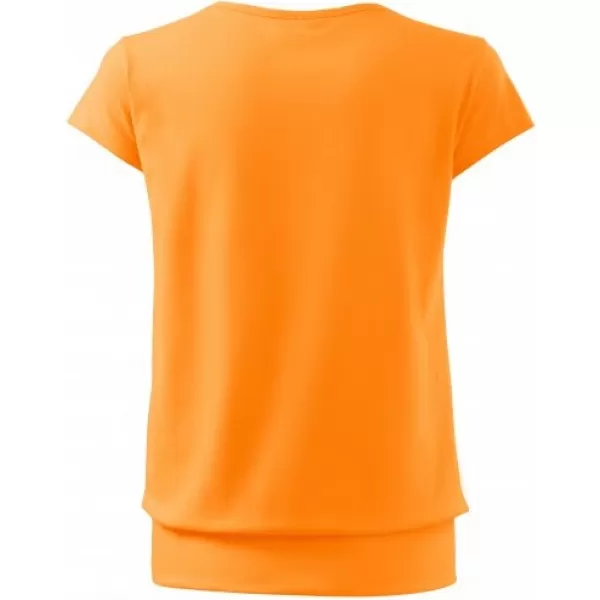  Női póló MALFINI CITY 120 MANDARIN NARANCS 