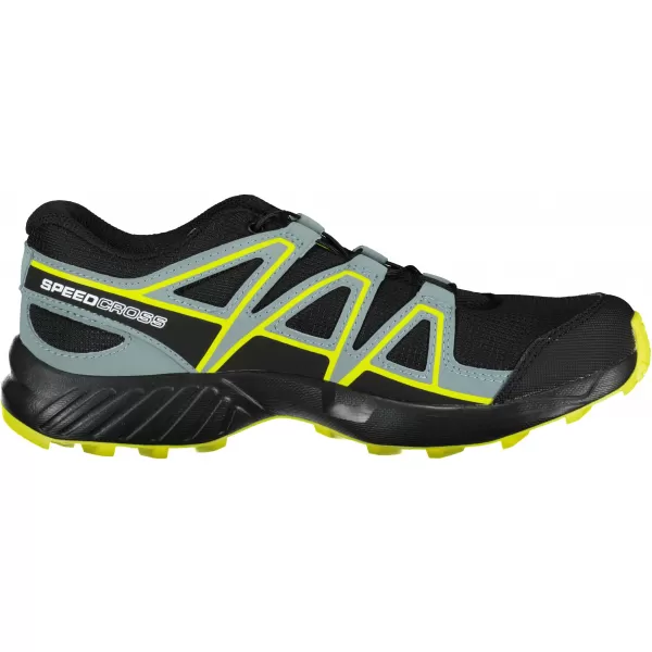  Gyerek futócipő SALOMON SPEEDCROSS J L41447100 FEKETE/FEKETE/ZÖLD 