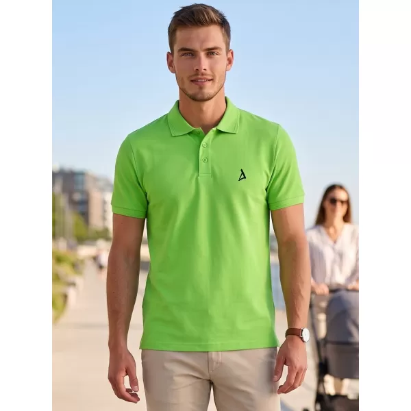  Prémium férfi póló gallérral ALTISPORT ALM002203 ALMA ZÖLD 