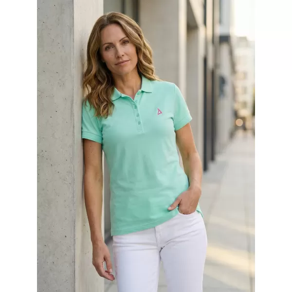  Prémium női póló gallérral ALTISPORT ALW002210 MENTA 