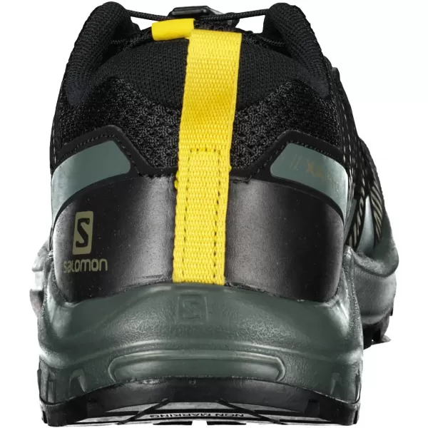  Gyerekcipők SALOMON XA PRO V8 J L41436100 FEKETE/SZÜRKE/SÁRGA 