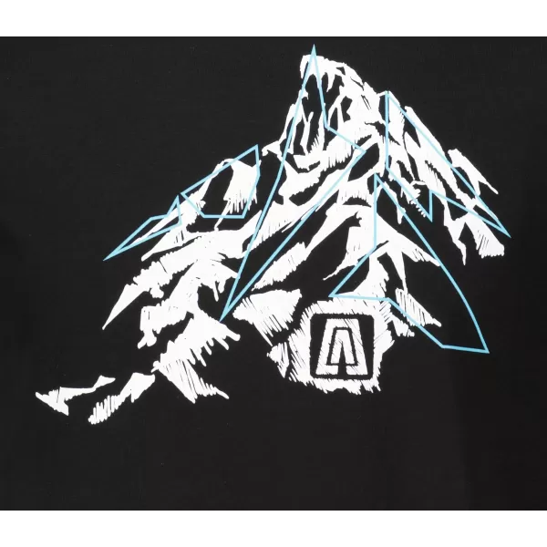  Pánské triko ALTISPORT CARRYOVER ALM115129 ČERNOBÍLÁ 
