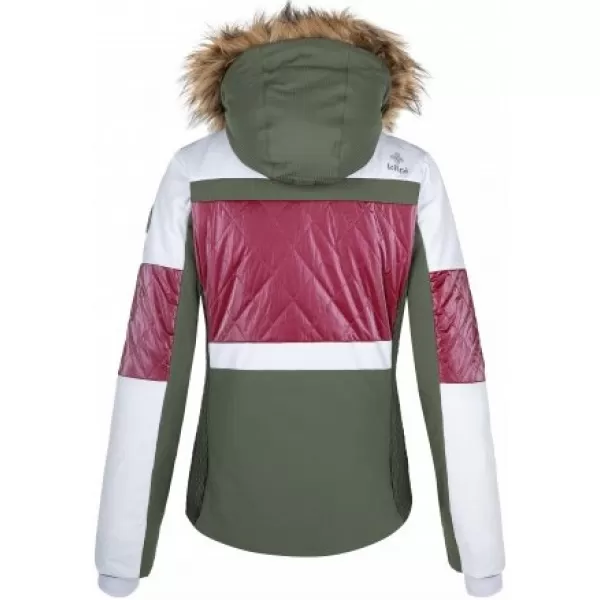  Női sídzseki KILPI ELZA-W QL0154KI KHAKI 