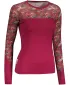 Női termo felső SENSOR MERINO IMPRESS 21200019 LILA/FEATHER