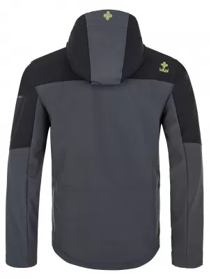Férfi softshell kabát KILPI PRESENA-M QM0157KI SÖTÉTSZÜRKE