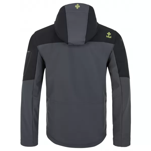  Férfi softshell kabát KILPI PRESENA-M QM0157KI SÖTÉTSZÜRKE 