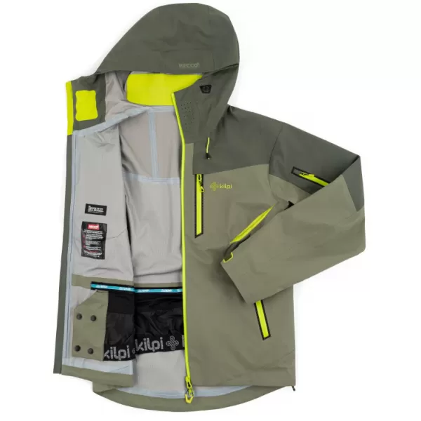  Hardshell férfi kabát KILPI HASTAR-M QM0101KI KHAKI 