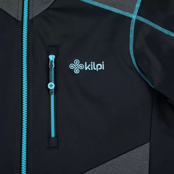  Férfi polár pulóver KILPI TEAM FLEECE-M QM0007KI FEKETE 