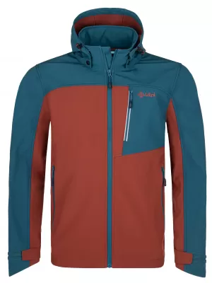 Férfi softshell kabát KILPI RAVIO-M PM0044KI SÖTÉT VÖRÖS