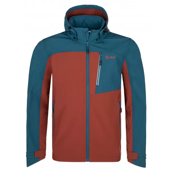  Férfi softshell kabát KILPI RAVIO-M PM0044KI SÖTÉT VÖRÖS 
