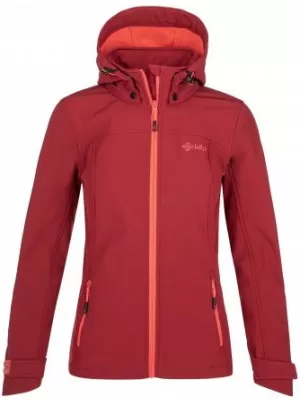 Női softshell kabát KILPI RAVIA-W QL0001KI SÖTÉT VÖRÖS
