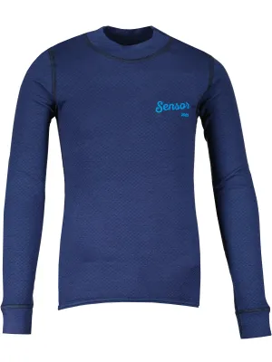Gyermek termo póló SENSOR MERINO DF LOGO 21200026 DEEP BLUE