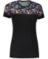 Női termo felső SENSOR MERINO IMPRESS 21100008 FEKETE/FLORAL