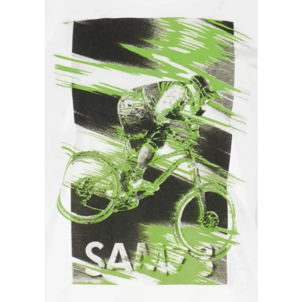 Fiú T -póló rövid ujjú SAM 73 LEO BT 550 FEHÉR 