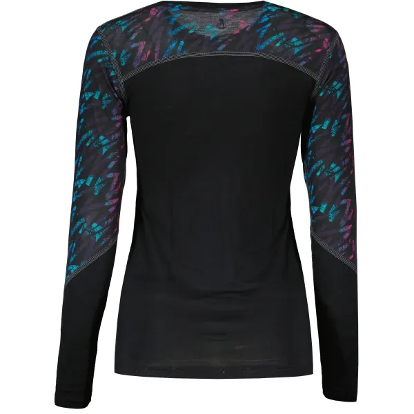  Női thermo felső SENSOR MERINO IMPRESS 21200018 FEKETE/STRIPES 