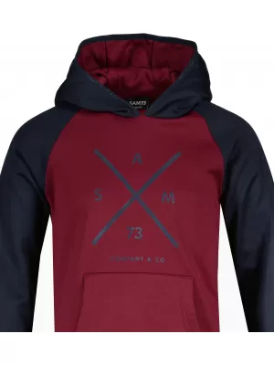 Lány pulóver SAM 73 FLEUR GM 526 BURGUNDIA