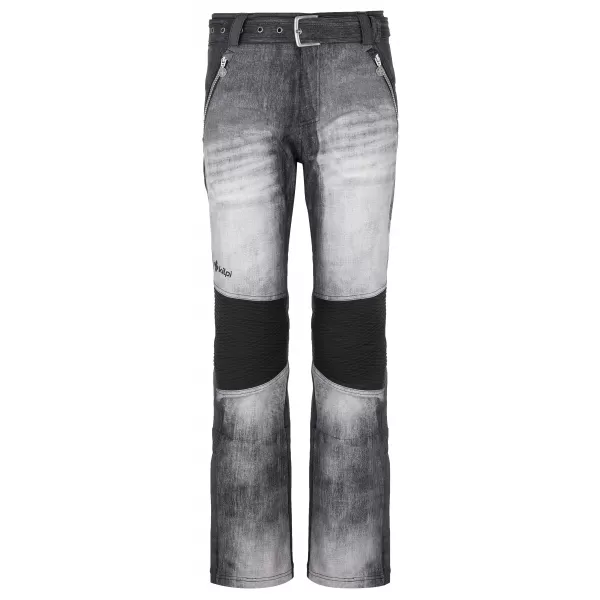  Női sínadrág KILPI JEANSO-W QL0257KI FEKETE 