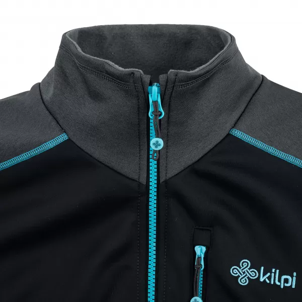  Férfi polár pulóver KILPI TEAM FLEECE-M QM0007KI FEKETE 