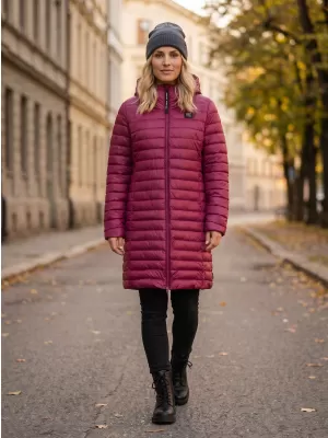 Női kabát SAM 73 FIONA WB 822 SÖTÉT RÓZSASZÍN