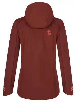 Női softshell kabát KILPI RAVIA-W PL0035KI SÖTÉT VÖRÖS