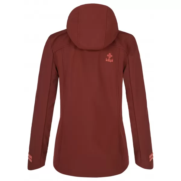  Női softshell kabát KILPI RAVIA-W PL0035KI SÖTÉT VÖRÖS 