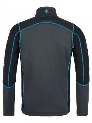 Férfi polár pulóver KILPI TEAM FLEECE-M QM0007KI FEKETE