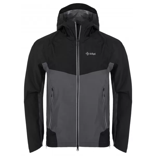  Hardshell férfi kabát KILPI HURRICANE-M QM0109KI SÖTÉTSZÜRKE 