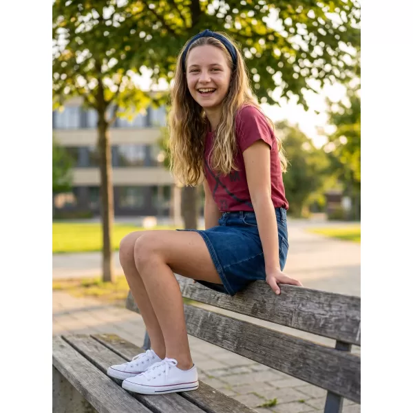  Rövid ujjú lány póló SAM 73 CAROLINE GT 554 SÖTÉT RÓZSASZÍNŰ 