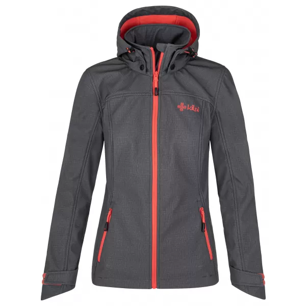  Női softshell kabát KILPI RAVIA-W PL0035KI SZÜRKE 