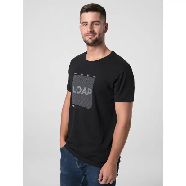  Férfi póló LOAP BERTO FEKETE 