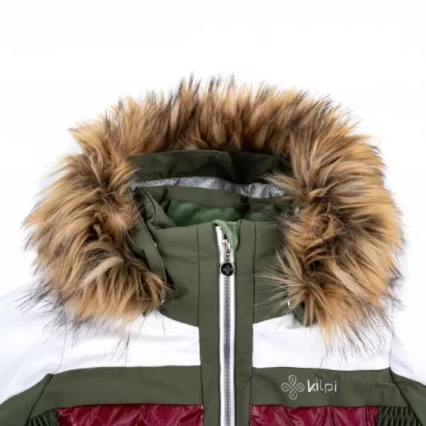  Női sídzseki KILPI ELZA-W QL0154KI KHAKI 
