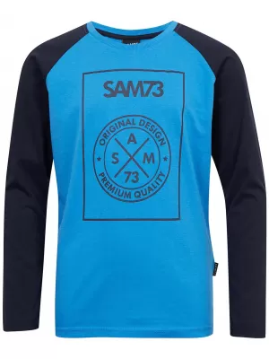 Fiú T -phirt hosszú ujjú SAM 73 JACK BT 553 ÉLÉNKKÉK