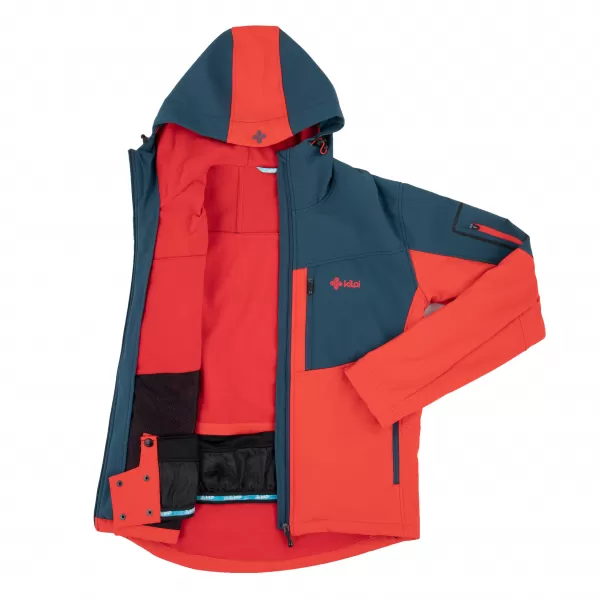  Férfi softshell kabát KILPI PRESENA-M QM0157KI PIROS 