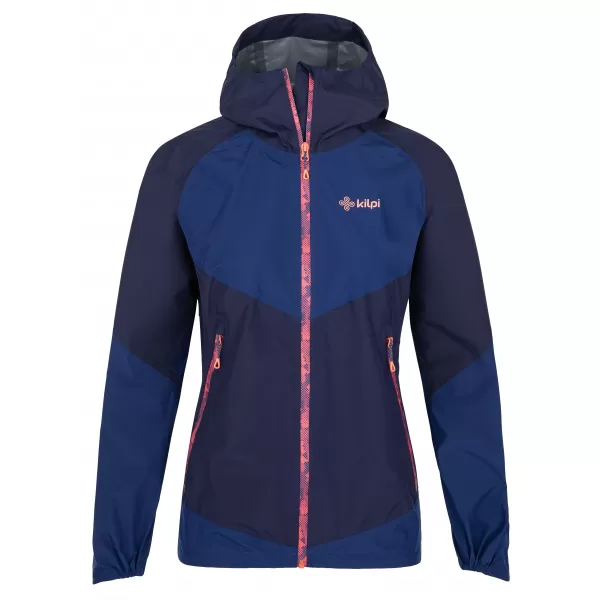  Női hardshell kabát KILPI HURRICANE-W QL0107KI SÖTÉTKÉK 