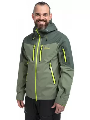 Hardshell férfi kabát KILPI HASTAR-M QM0101KI KHAKI