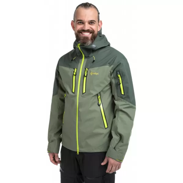  Hardshell férfi kabát KILPI HASTAR-M QM0101KI KHAKI 
