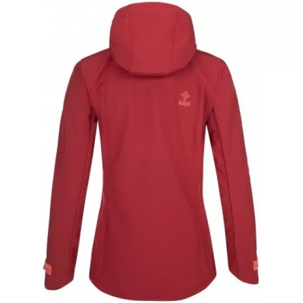  Női softshell kabát KILPI RAVIA-W QL0001KI SÖTÉT VÖRÖS 