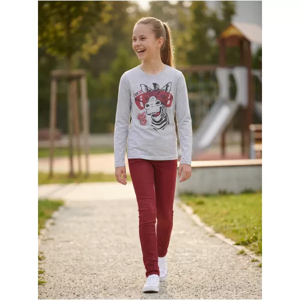  Lány t -póló, hosszú ujjú SAM 73 AGNES GT 555 VILÁGOSSZÜRKE 