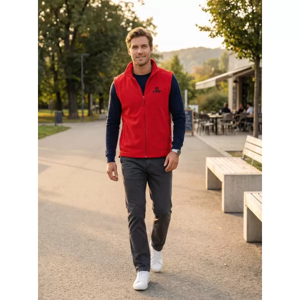  Férfi polár mellény ALTISPORT ALM006518 PIROS 