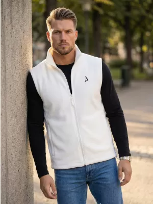 Férfi polár mellény ALTISPORT ALM002518 FEHÉR
