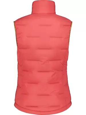 Női téli mellény NORDBLANC PLAINNESS NBWJL7536 VÖRÖS KORALL