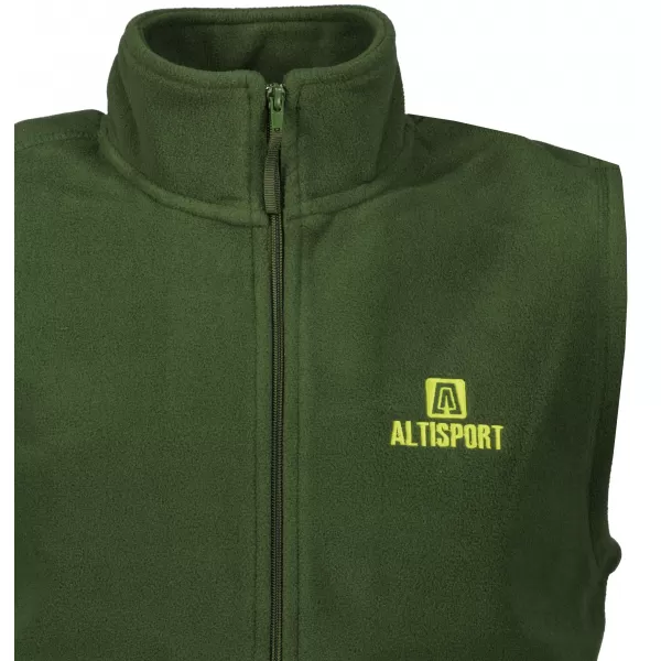  Férfi polár mellény ALTISPORT ALM006518 ÜVEG ZÖLD 