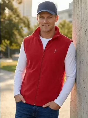 Férfi polár mellény ALTISPORT ALM002518 BURGUNDIA